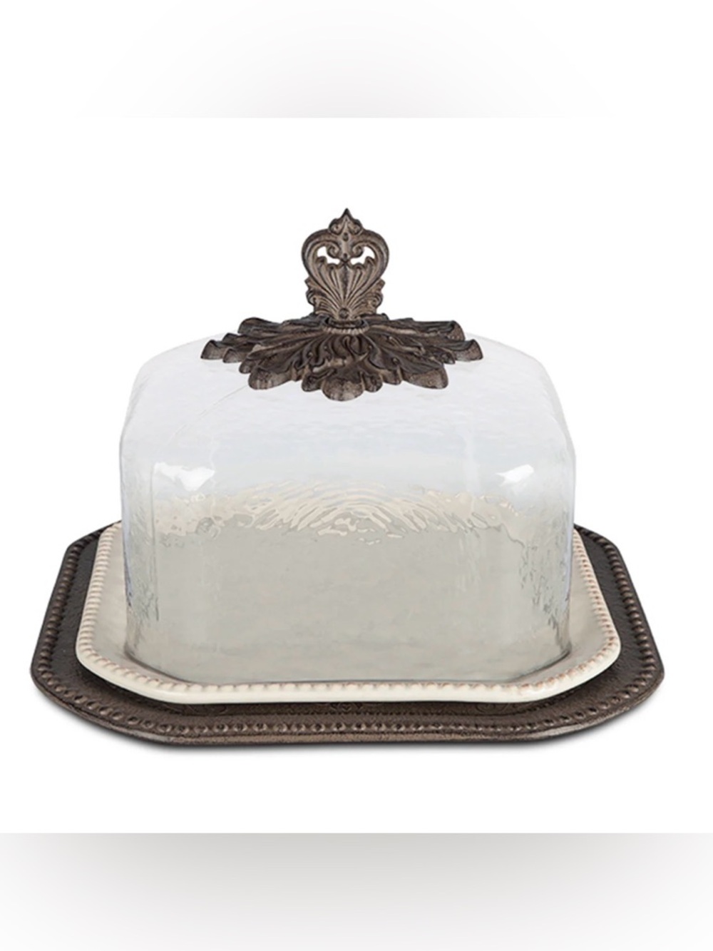 ACANTHUS PASTRY KEEPER - CAKE
STAND WITH GLASS DOME